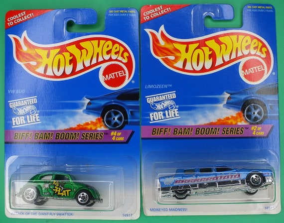Hot Wheels Biff! Bam! Boom! Series Limozeen VW Bug Lot of 2 - Etsy
