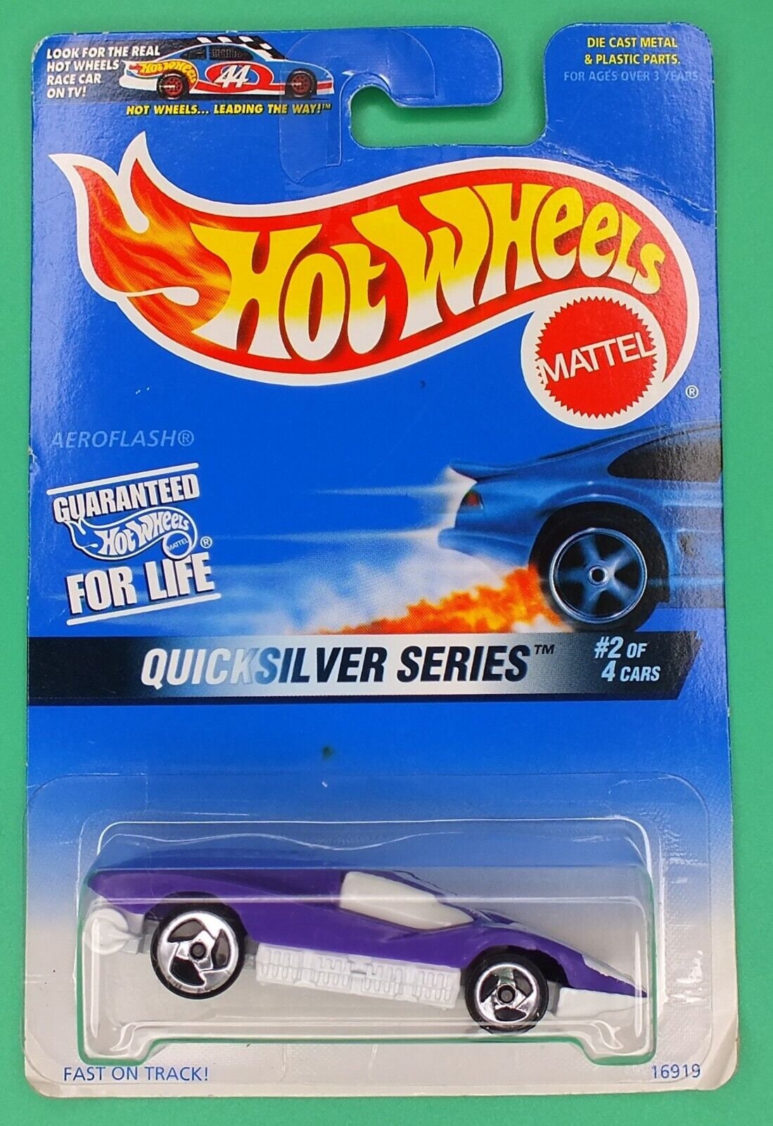 Hot Wheels 1996 Road Rocket Aeroflash Custom Corvette Power Pipes