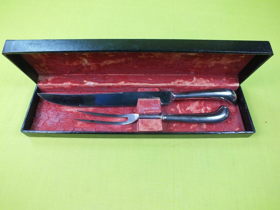 Hoffritz Carving Knife & Serving Fork Set Vintage Etsy New Zealand