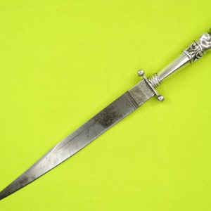 Vintage South America Nude Woman Figural Handle Large Dagger Knife - Etsy