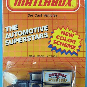 1986 Matchbox The Automotive Superstars MB38 Model &quot;A&quot; Truck Car