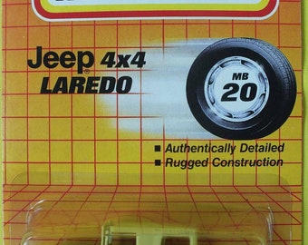 Matchbox Mattel MB20 Jeep 4X4 Laredo Desert Camouflage Diecast