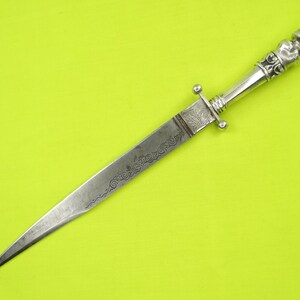 Vintage South America Nude Woman Figural Handle Large Dagger Knife - Etsy