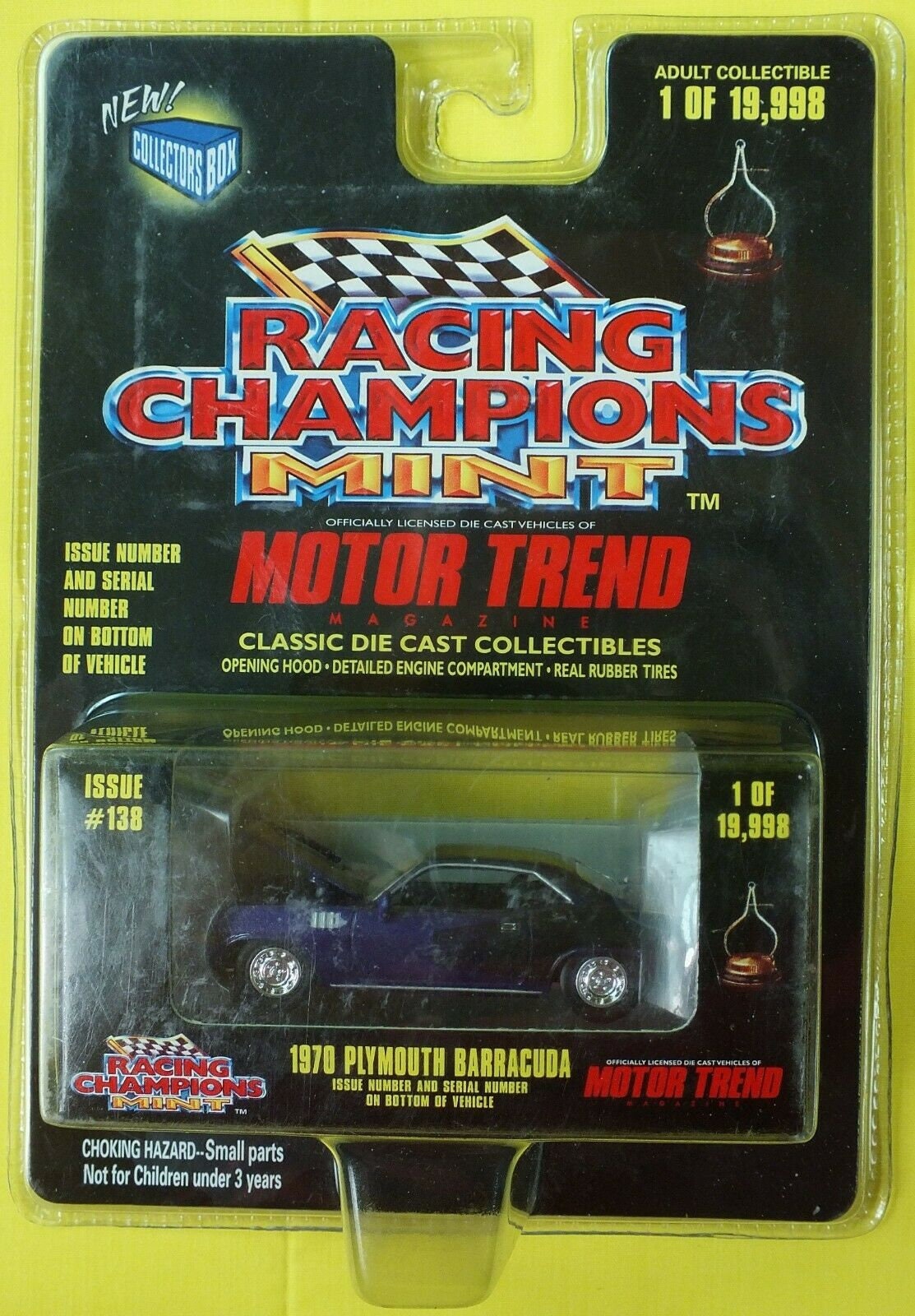 Racing Champions Mint Motor Trend 1970 Plymouth Barracuda