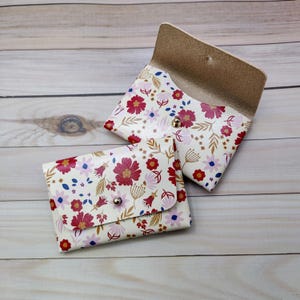 Handgemachter Kartenhalter/Münzbeutel aus Leder