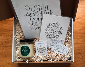 Faith Bundle Box | Mother's Day Holiday Gift Box | Christmas Candle | Christian Gift Box | Birthday Gift | Graduation Gift