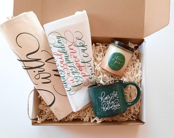 Homebody Bundle Box | Homemaker Holiday Gift Box | Christmas Candle | Christmas Gift Box | Christmas Decor | Christmas Celebration