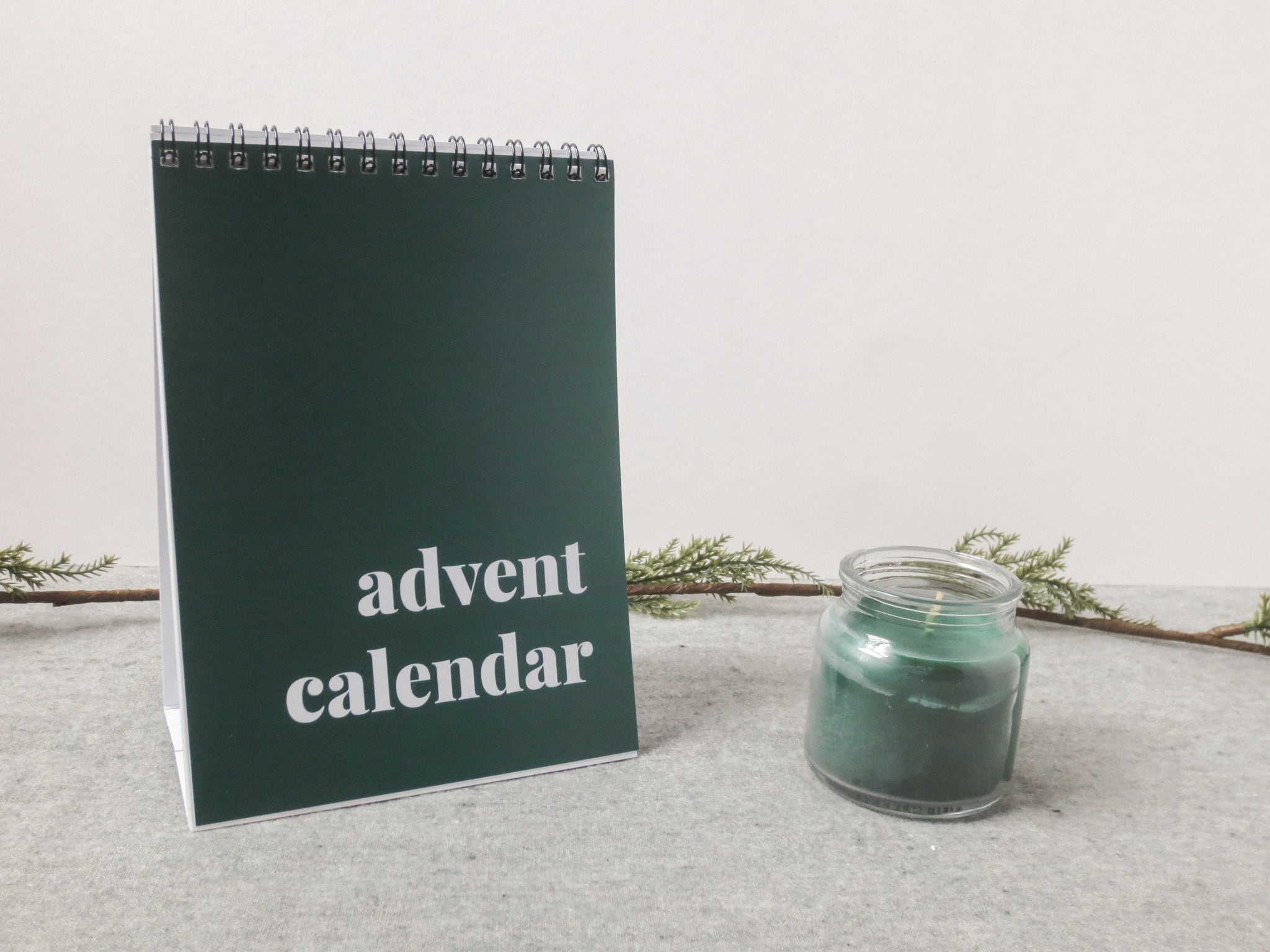 Advent Calendar 5x7 Desk Calendar Perpetual Reusable Etsy
