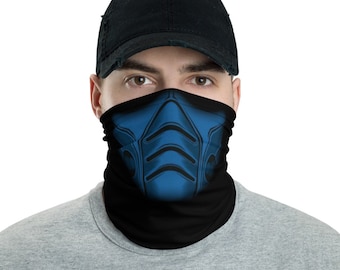 sub zero mortal kombat face mask