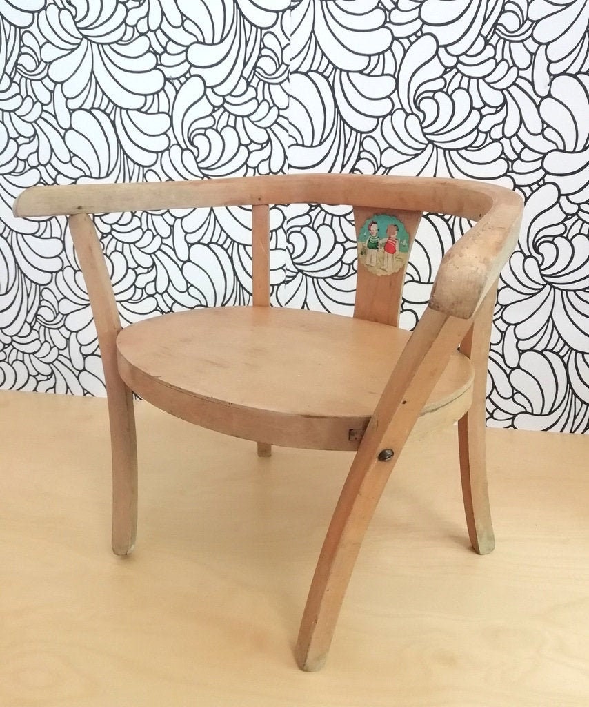Petite chaise bois pour enfant - RETIF