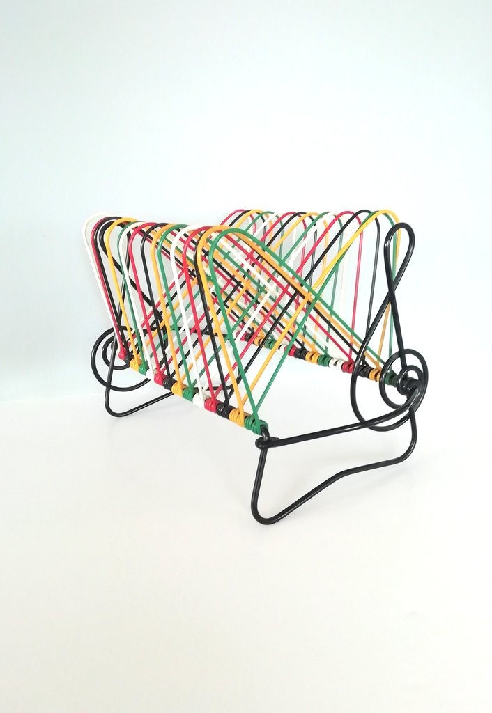 Range-Disques Vintage Scoubidou Clé de Sol