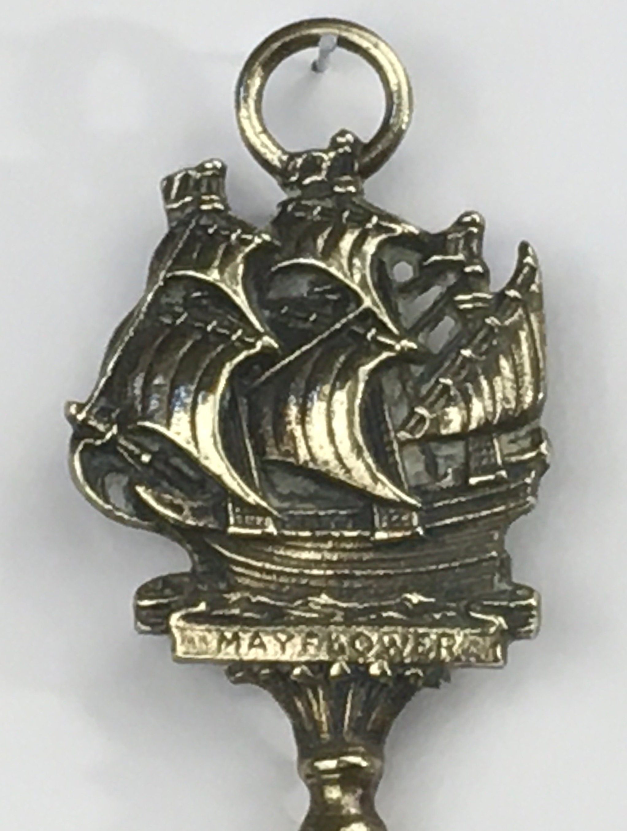 Antique Brass British Toasting Fork Mayflower Collectible Etsy