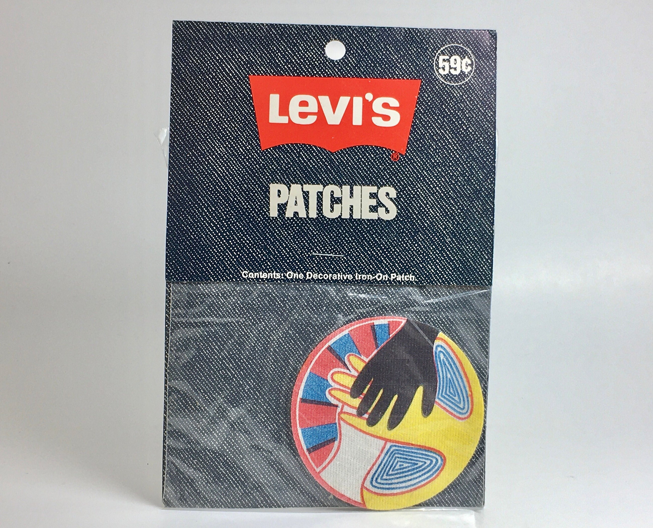 Vintage Levi's Patches 3 Hands Patch White Yellow - Etsy Denmark