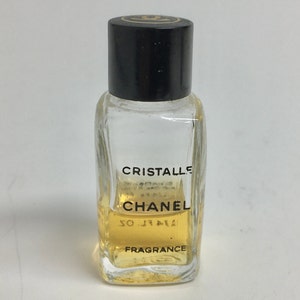 Vintage Cristalle Chanel Fragrance Parfum Paris 1/4 Oz 