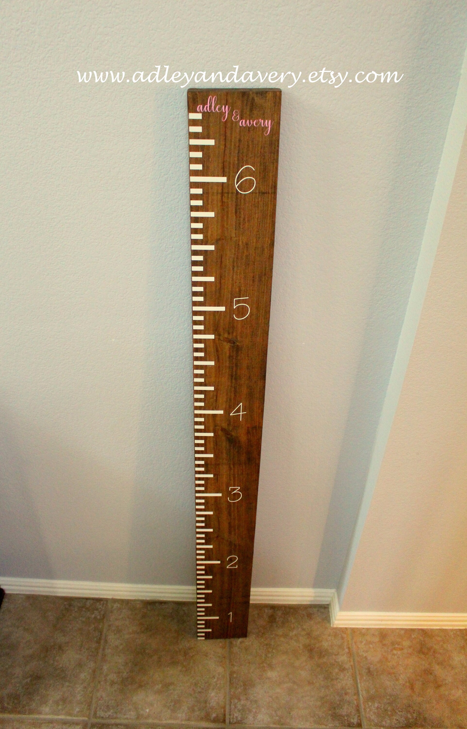6ft Measuring Board Tall Measuring Board Growth Chart Tall Etsy