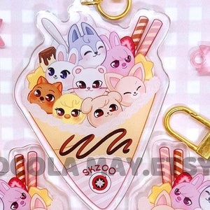 3&quot; SKZOO Crepe Acrylic Charm | Stray Kids