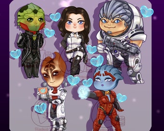 Mass Effect Keychain Etsy