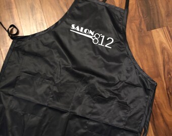 Custom Apron Salon Apron Beauty Salon Stylist And Barber Etsy
