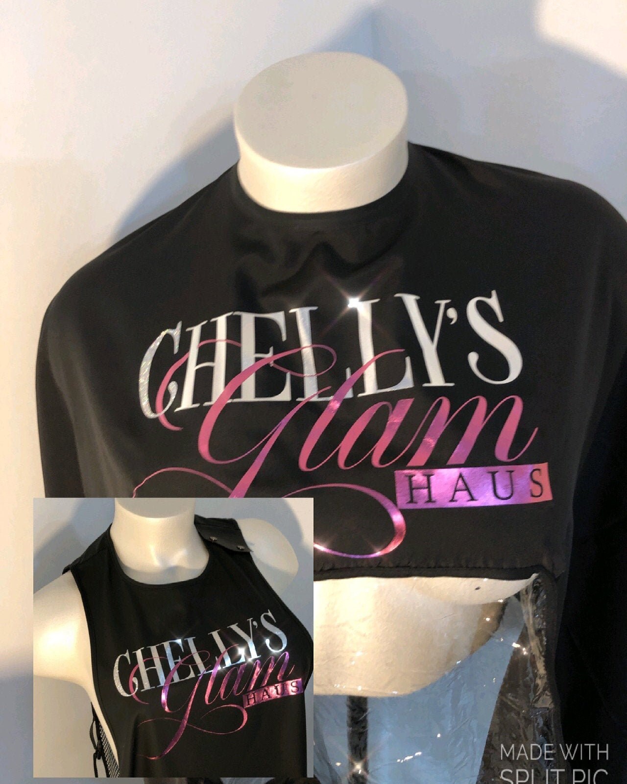 Custom Window Cape & Apron Beauty Salon Stylist and Barber | Etsy