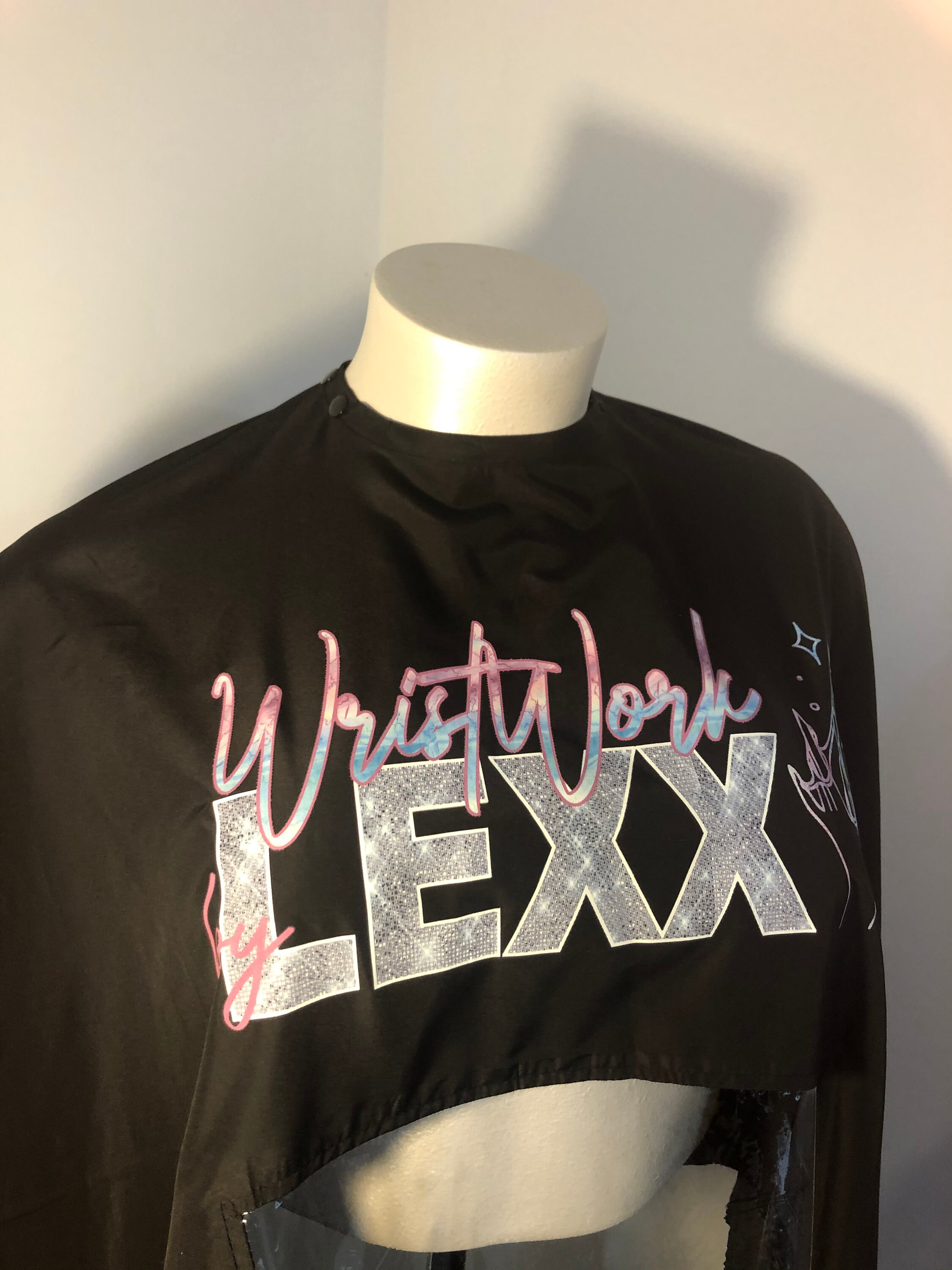 Custom Window Cape & Apron Beauty Salon Stylist and Barber | Etsy