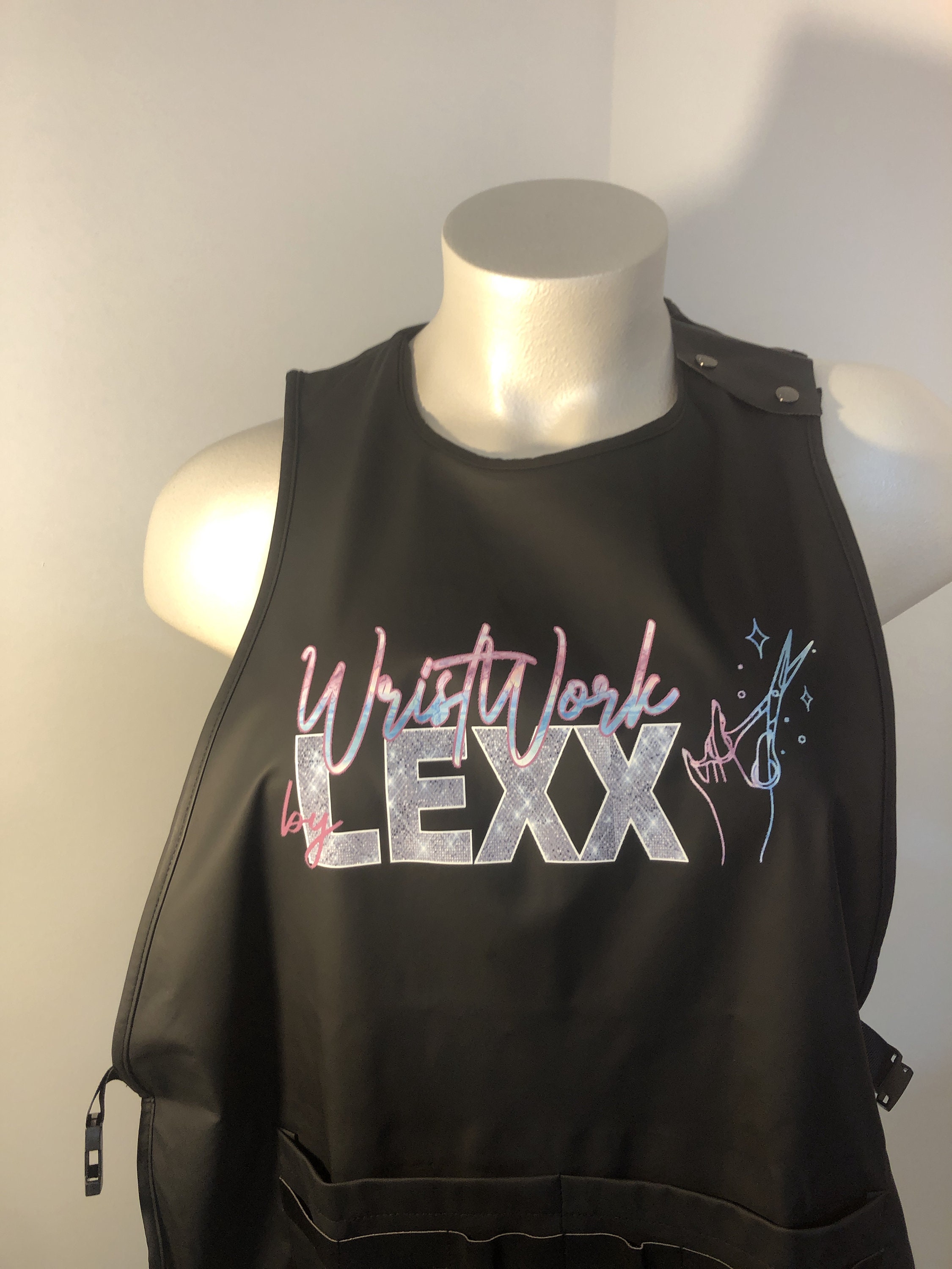 Custom Window Cape & Apron Beauty Salon Stylist and Barber | Etsy