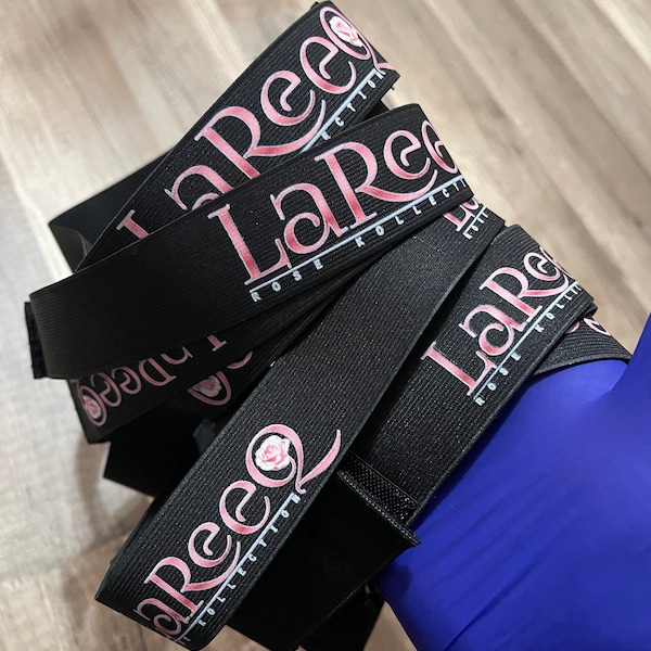 Custom Logo Elastic Melt Belt wigs Hair Lace Melt Velcro Belt Elastic Headline Band Lace melt Velcro belts lace protector