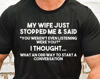 Funny Husband Shirt, Dad Shirt for Husband, Best Husband Gift, Husband Anniversary Shirt from Wife, New Husband T Shirt