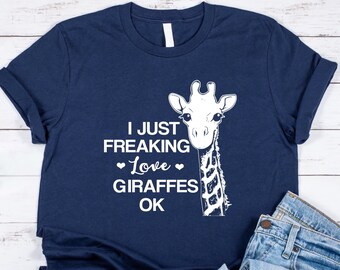 I Love Giraffes | Etsy India