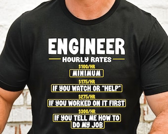 Engineer Shirt, Mechanical Engineering Gift for Engineer