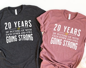 20th Anniversary Gift for Husband Wife, 20th Wedding Anniversary Shirt Married Couple We Still Do, Mr Mrs 20 Year Anniversary