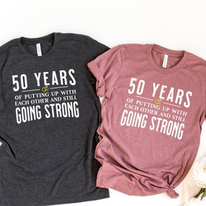 50th Anniversary Gift for Husband Wife, 50th Wedding Anniversary Shirt Married Couple We Still Do, Mr Mrs 50 Year Anniversary