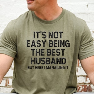 Husband Gift from Wife, New Husband Birthday Gift for Him, Best Husband T-Shirt, Newly Married Shirt for Husband Anniversary Gifts
