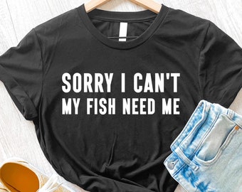 Fish Lover T-Shirt, Aquarist Gift for Pet Fish Owner