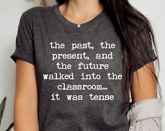 Funny English Teacher T-Shirt, Grammar Punctuation Teacher Gift