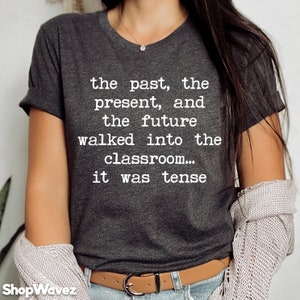 Funny English Teacher T-Shirt, Grammar Punctuation Teacher Gift