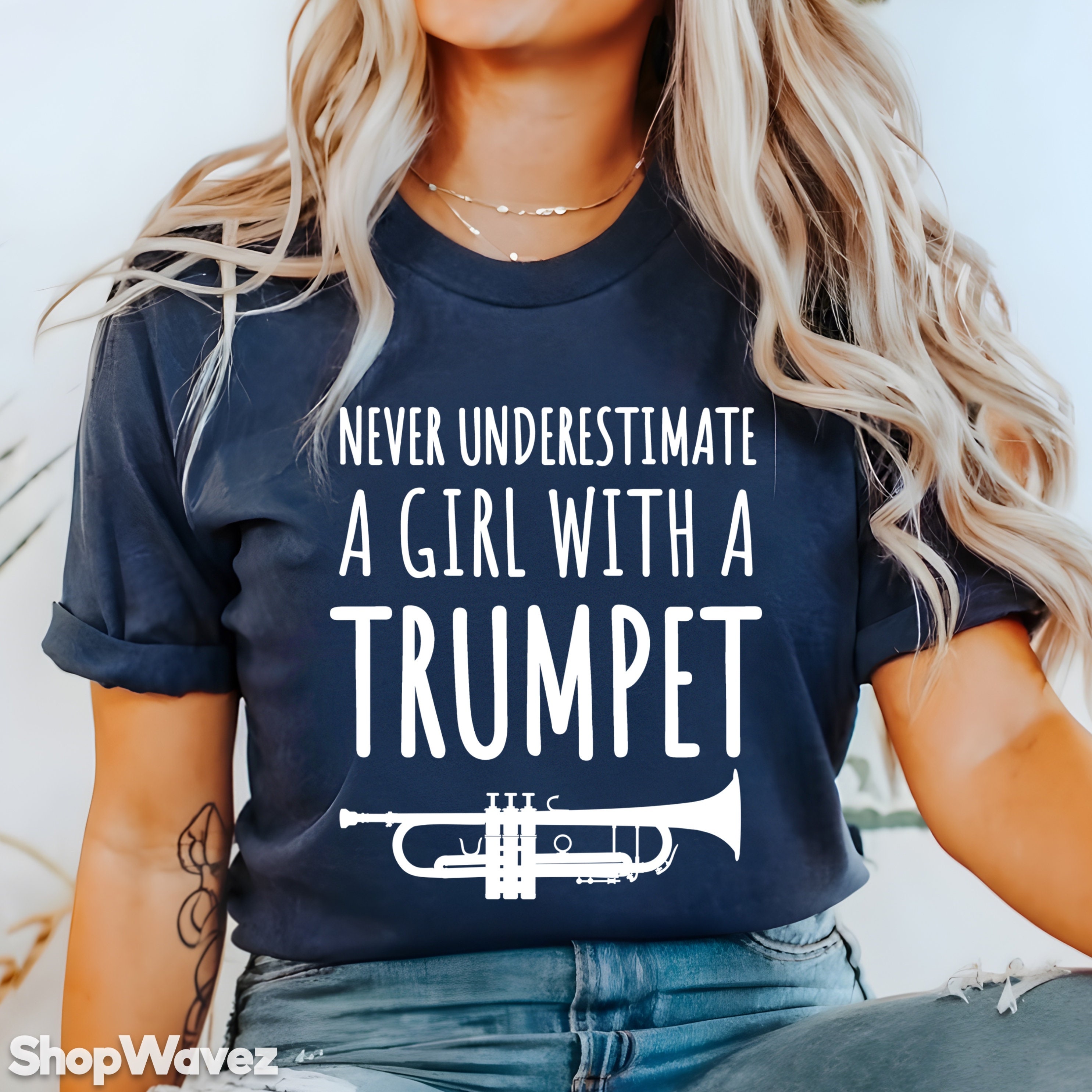 Trumpet T-Shirt Girl Trumpet T-Shirt Girl