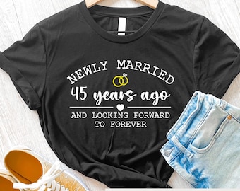 45th Anniversary Shirt, Married 45 Years Anniversary Gift