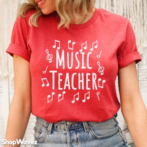 Music Teacher Shirt Music Class Gift Music Teacher Gift for Music Lover T Shirt Funny Music Shirts Gift for Music Lover Musician tee