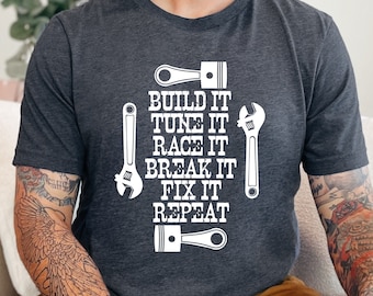 Race Car Mechanic Shirt Racing tee