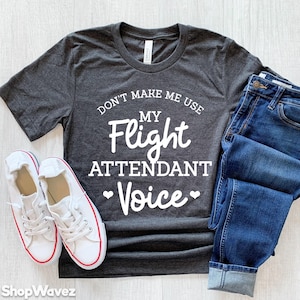 Funny Flight Attendant Shirt, Airplane Shirt, Gift for Flight Attendant, Plane Lover Shirt, Airplane Stewardess Shirt