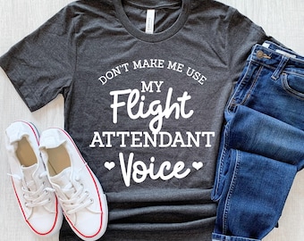 Flight Attendant Shirt Airplane Lover Gift