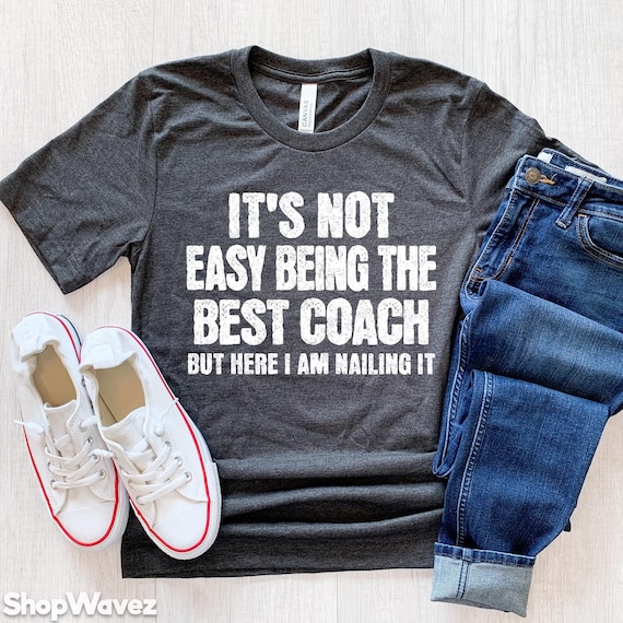 Funny Coach Shirt Men Women, Sports Coach Shirt for Dad Mom, Gift for Coach, Basketball Coach Volleyball Coach Tee Tennis Coach