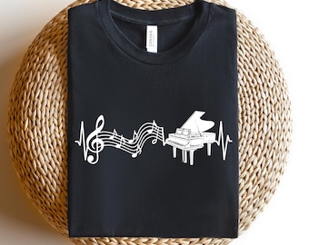 Piano Player Shirt, Pianist Gift for Teacher, Piano Lover