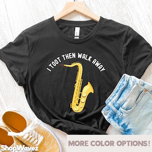 Saxophone T-Shirt Saxophone Gifts Saxophonist Gift Saxophone Musician Shirt Funny Saxophone Player