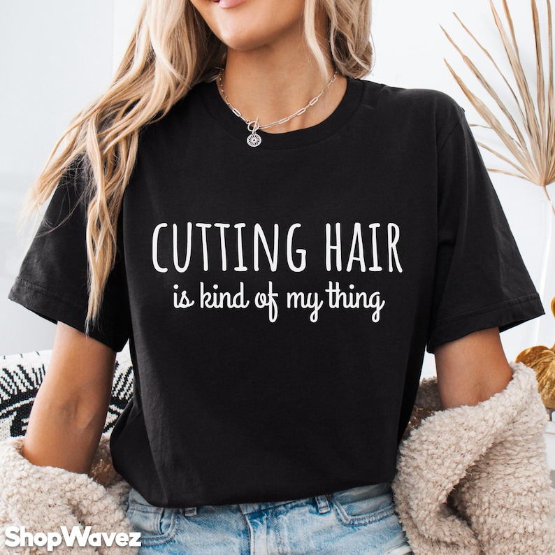 Funny Hairstylist Shirt, Cosmetology Hairdresser Gift for Hair Stylist Cosmetologist tee bild 1