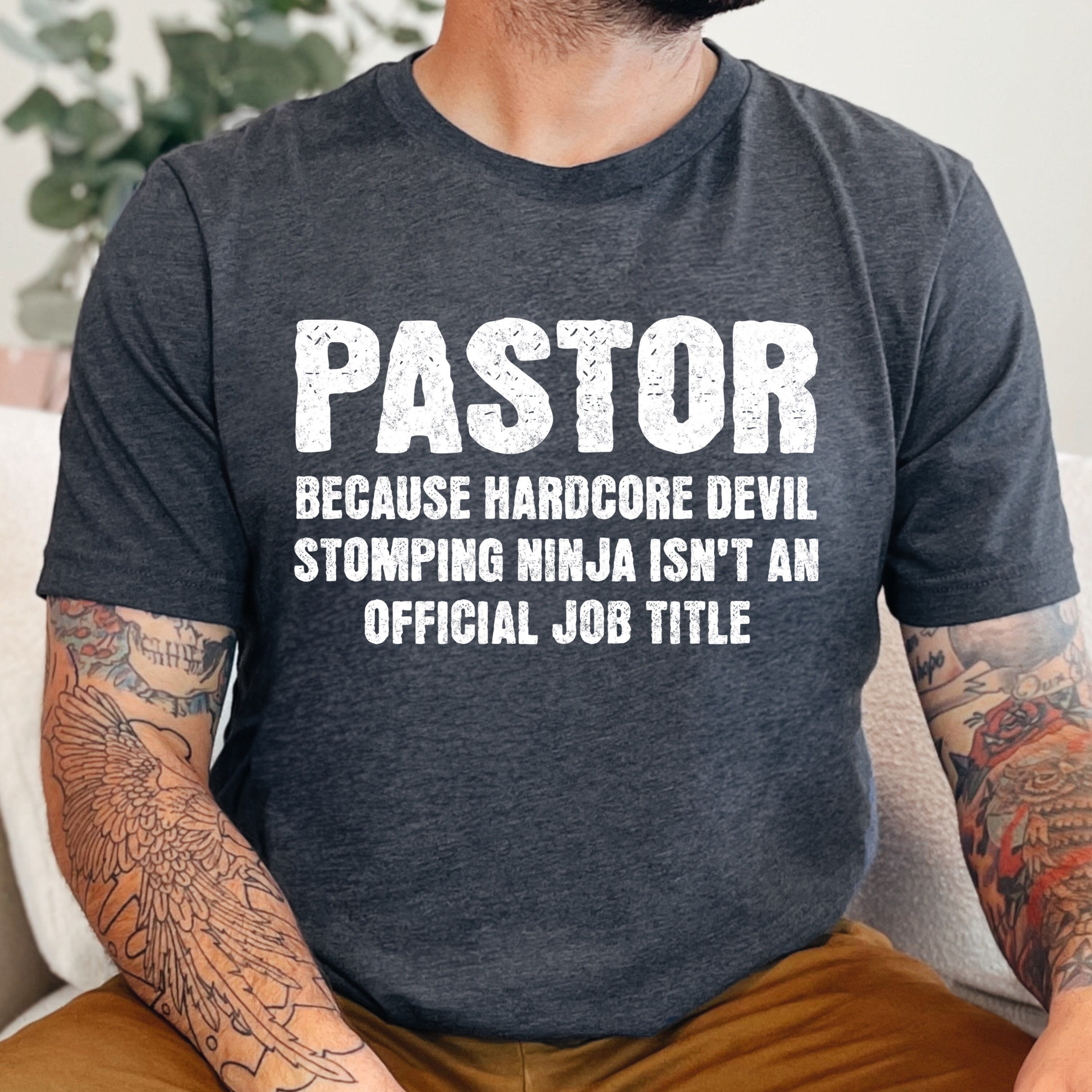 Funny Pastor T-shirt, Christian Gift, Soft Cotton Tee - Etsy