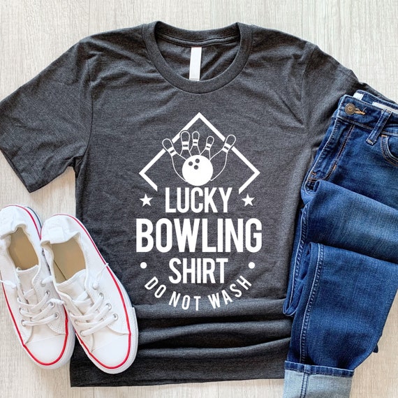 Funny Bowling T-Shirt for Husband Dad