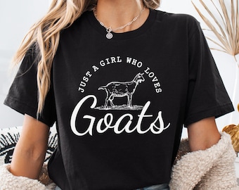 Funny Goat Lover Shirt, Women's Goat Mom Tee Farmer Gift