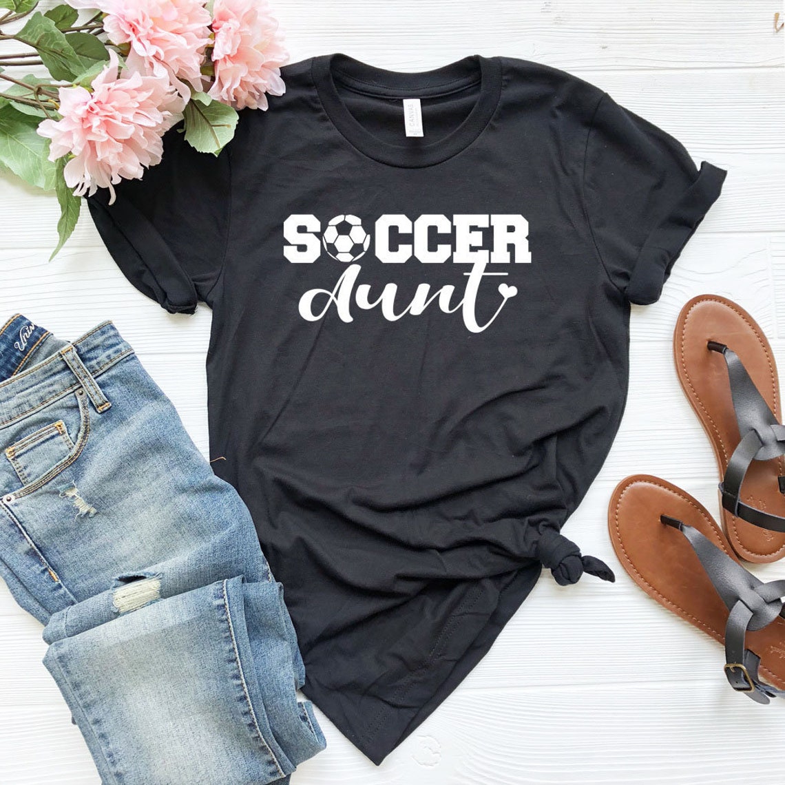 Funny Soccer Shirt Soccer Aunt Shirt Soccer Gift Soccer | Etsy