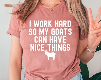 Goat Farmer Shirt, Goat Lover Gift